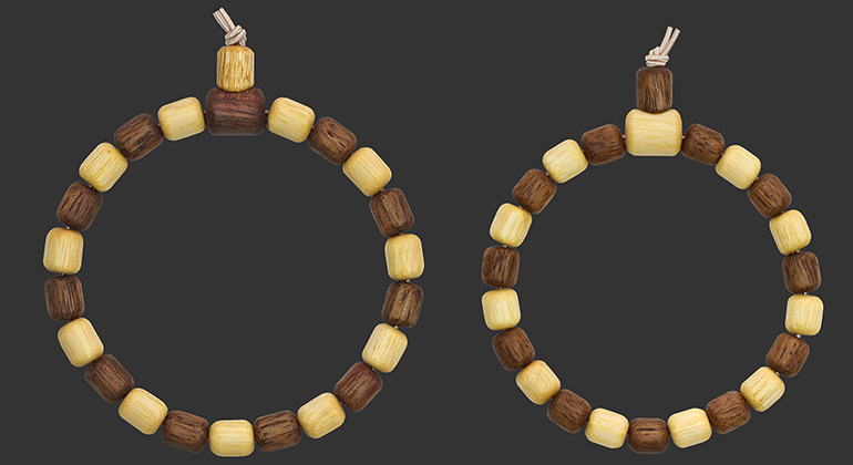 Partner-Armband-Set Walnussbaum & Feigenbaum