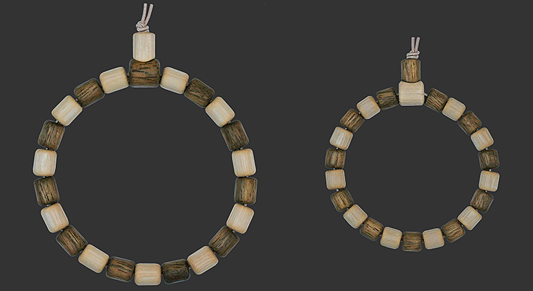 Partner-Armband-Set Walnussbaum & Haselstrauch